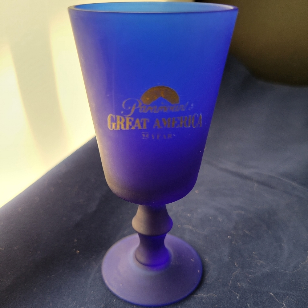 Vintage Paramount Great America 25Years Shot Glass/ Toothpick Holder/Cup Unisex